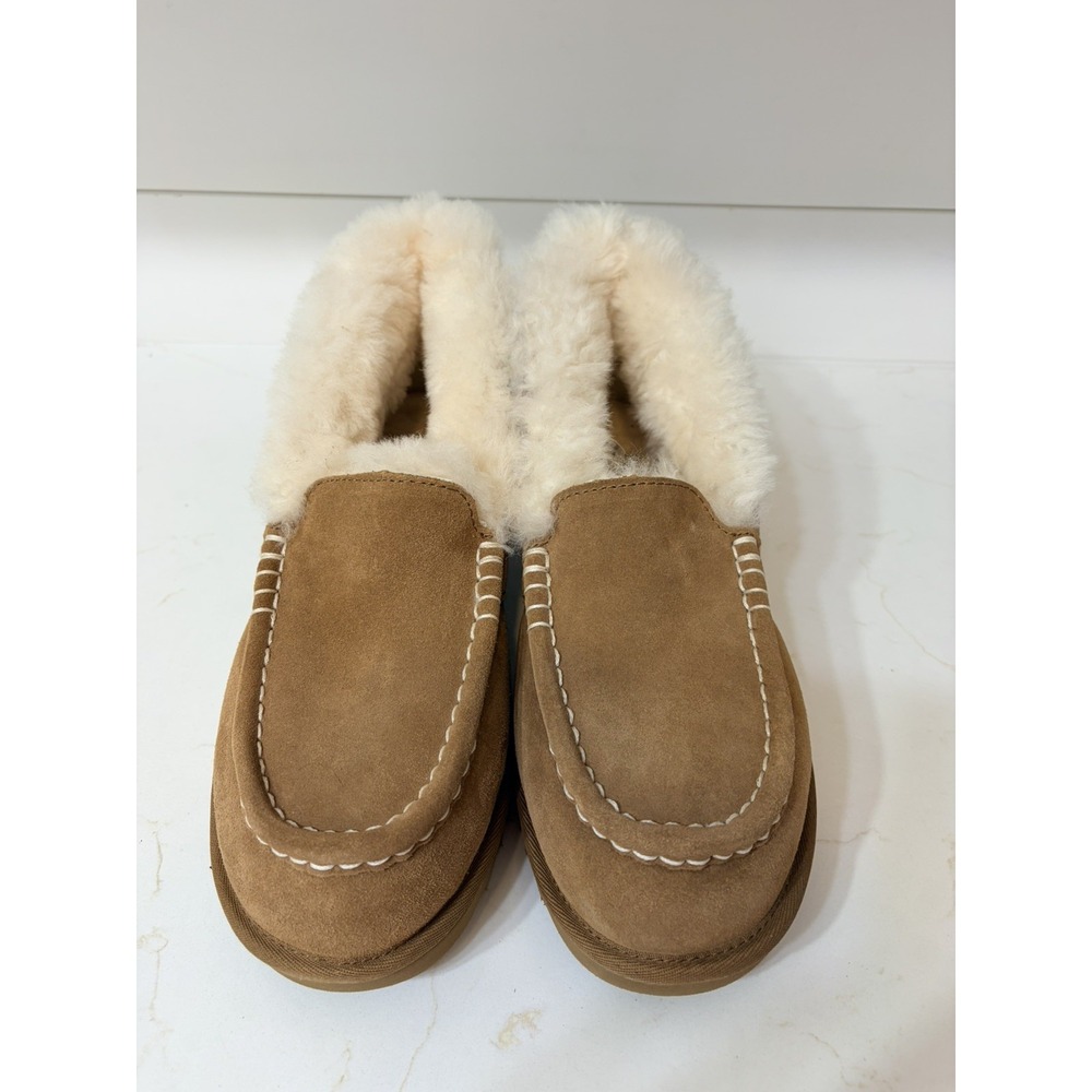 UGG Ansley Parc Genuine Shearling Platform Slipper Women size 9